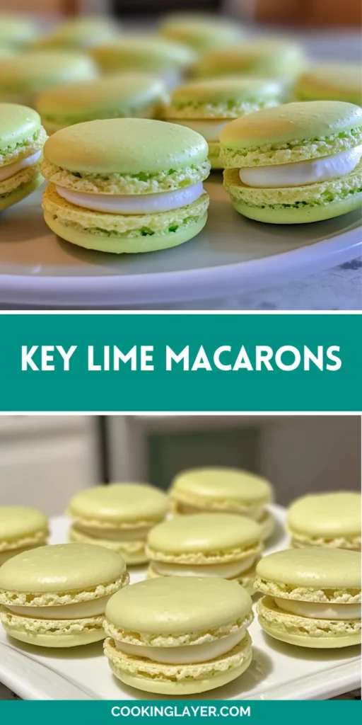 Key Lime Macarons