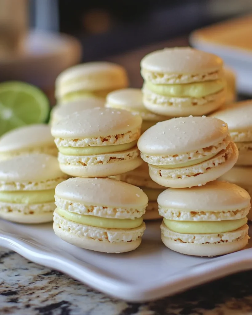 Key Lime Macarons