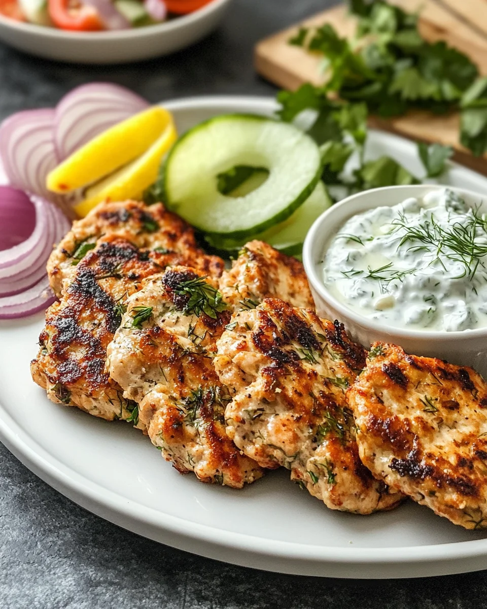 Mediterranean Chicken Patties: A Flavorful Delight Awaits!