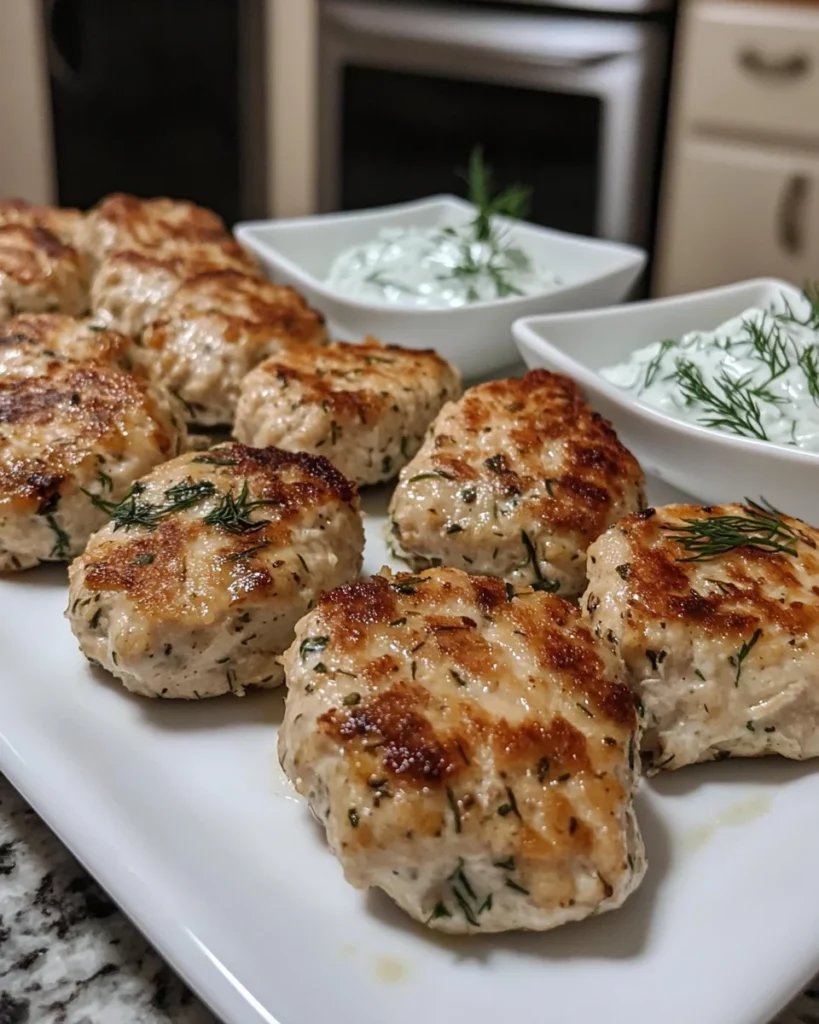 Mediterranean Chicken Patties