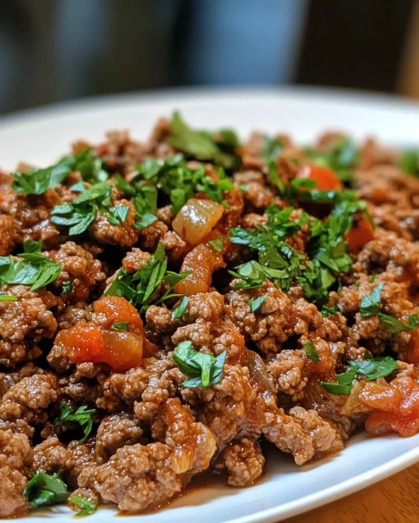Mediterranean Ground Beef