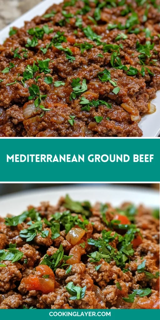 Mediterranean Ground Beef