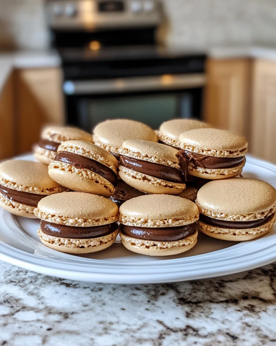 Nutella Drizzle Macarons: Indulge in This Decadent Recipe!