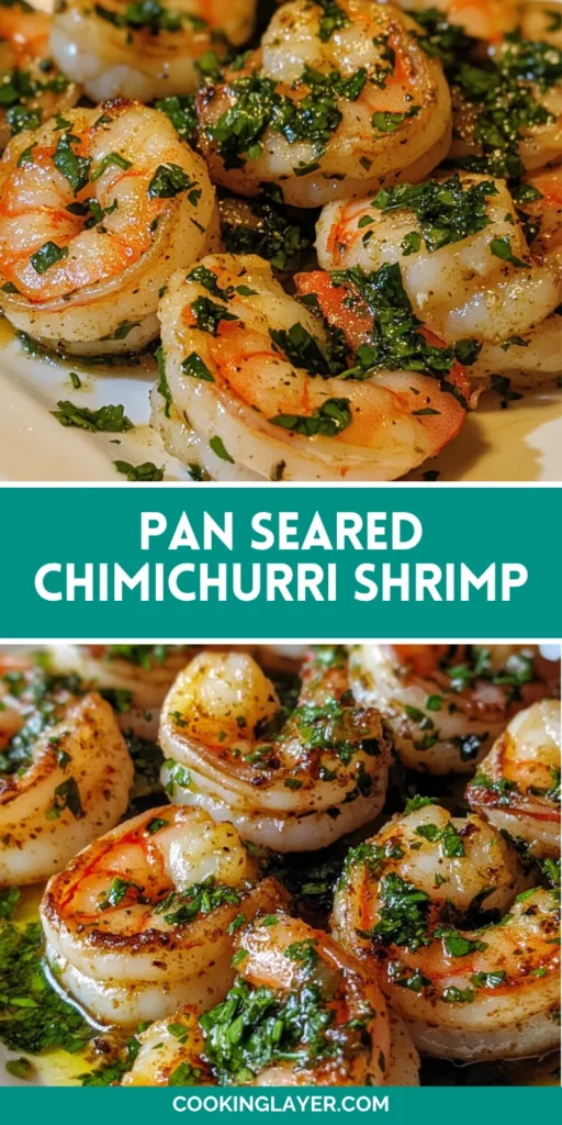 Pan Seared Chimichurri Shrimp