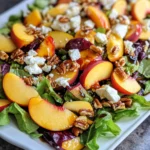 Peach Feta Salad