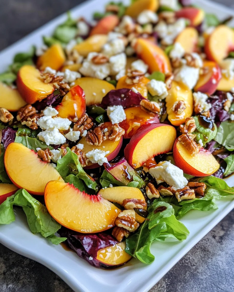Peach Feta Salad: Discover a Refreshing Summer Delight