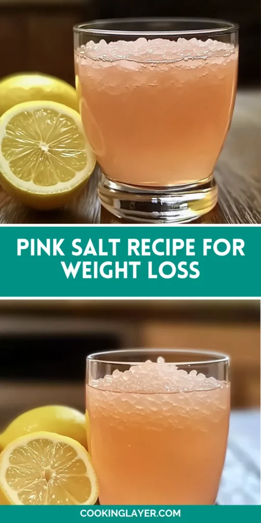 Pink Salt Recipe for Weight Loss
