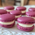 Raspberry Macarons
