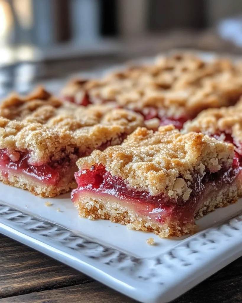 Rhubarb Bars Recipe