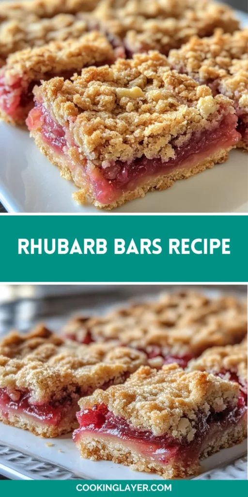 Rhubarb Bars Recipe
