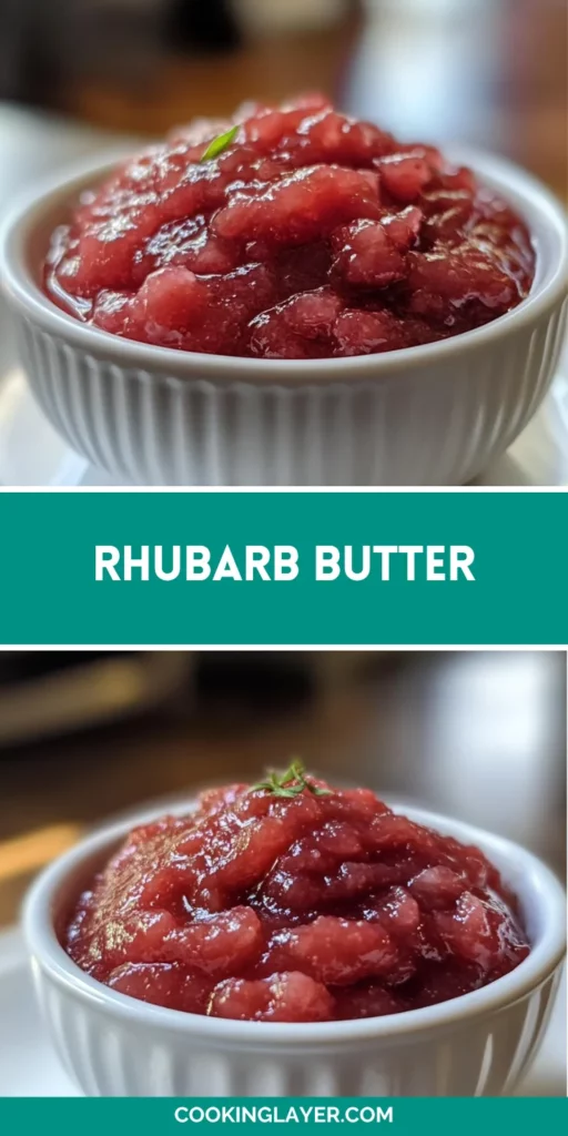 Rhubarb Butter