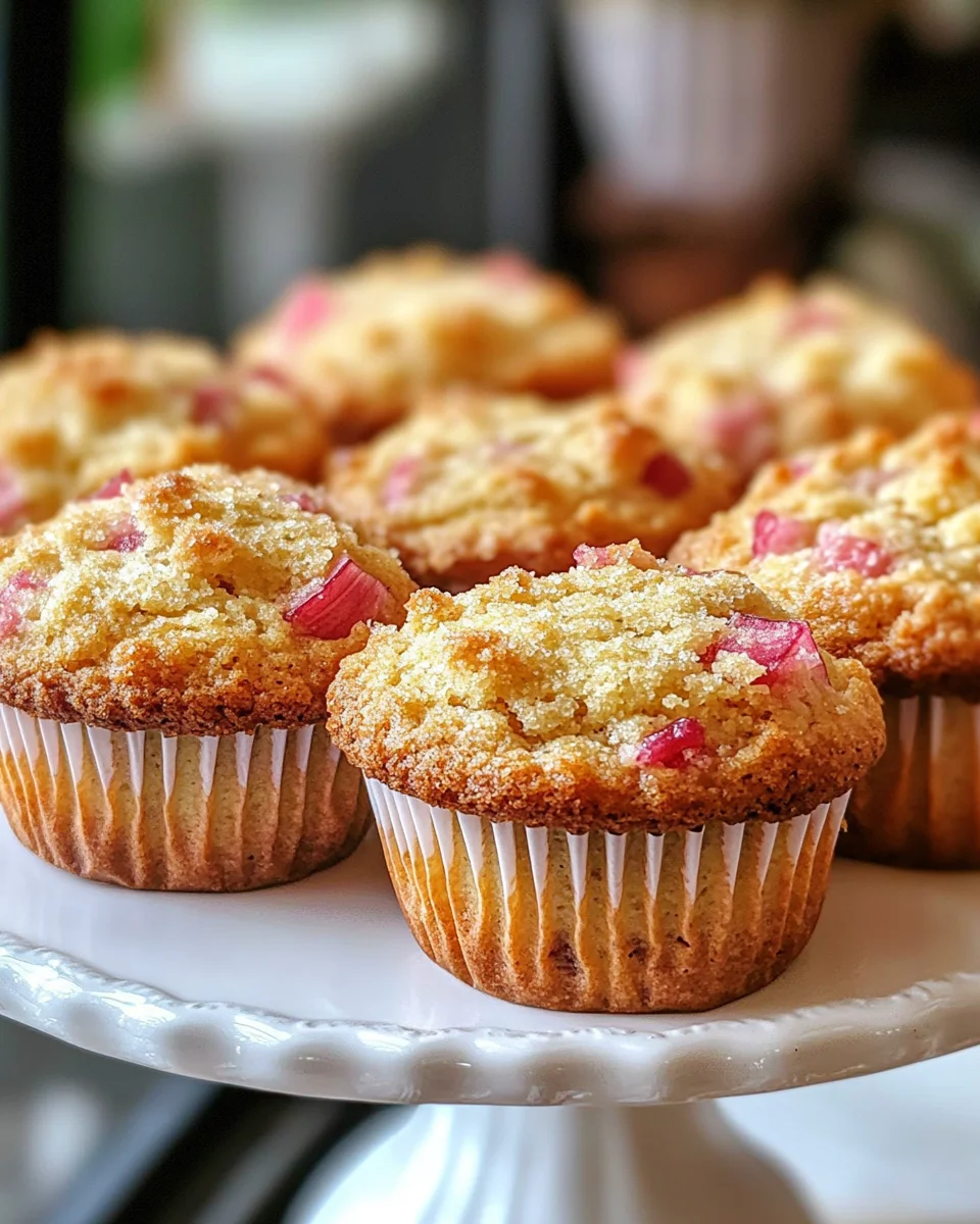 Rhubarb Muffins: Enjoy a Tart and Sweet Delight Today!