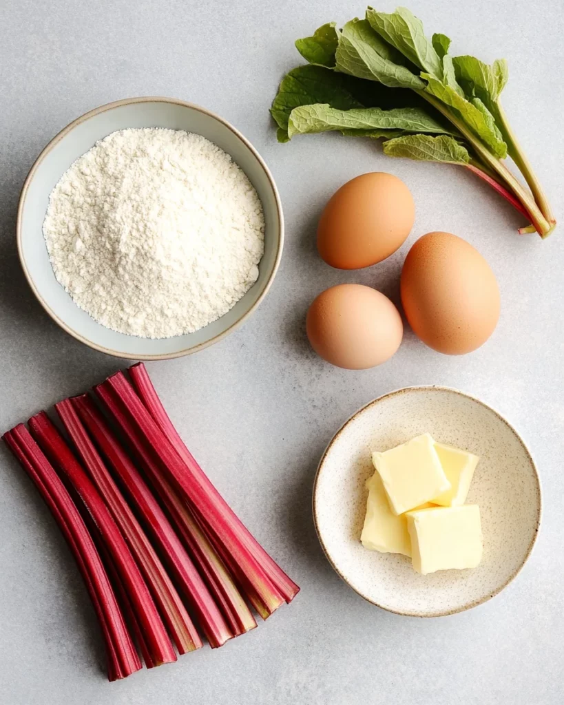 Rhubarb Muffins