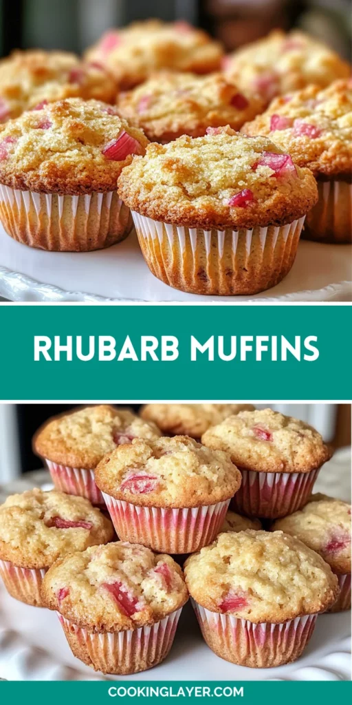 Rhubarb Muffins