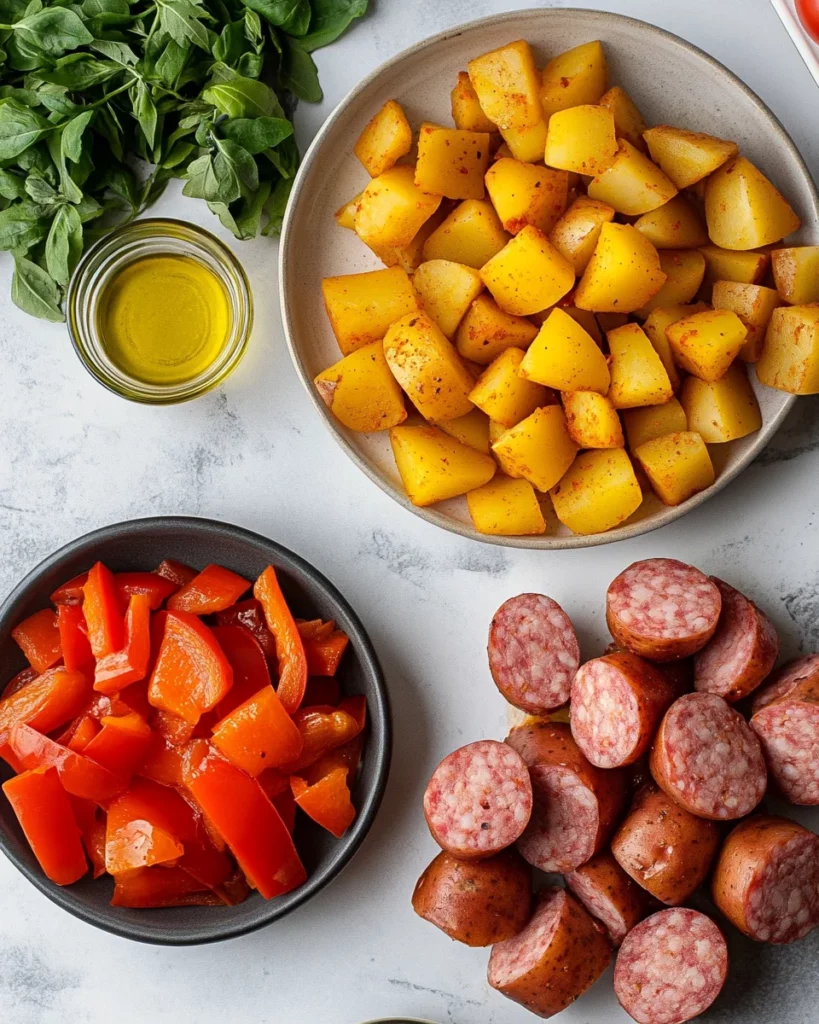 Sausage And Potatoes Skillet