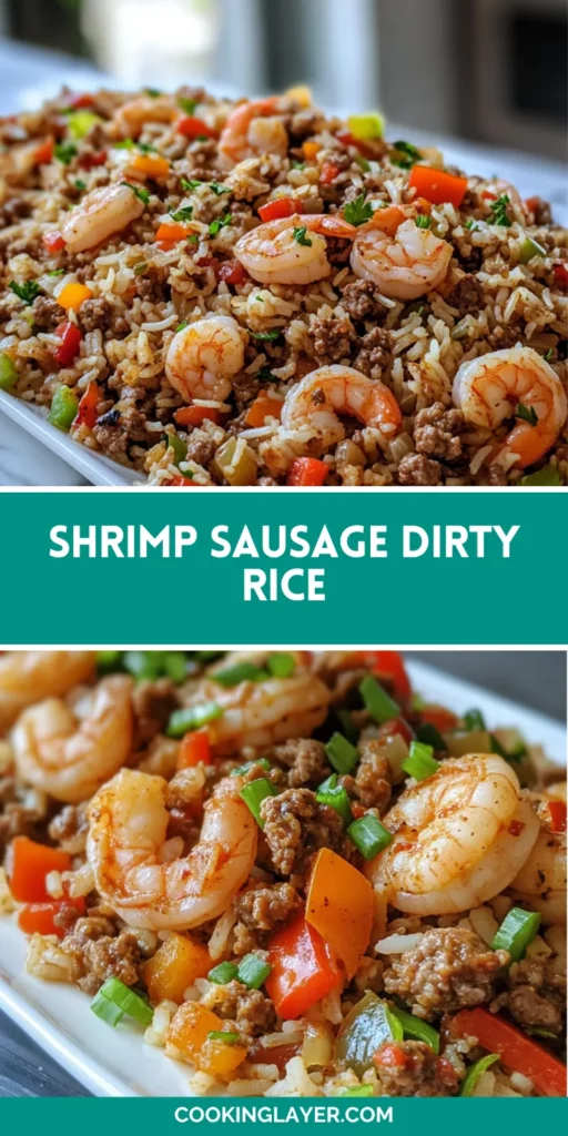 Shrimp Sausage Dirty Rice
