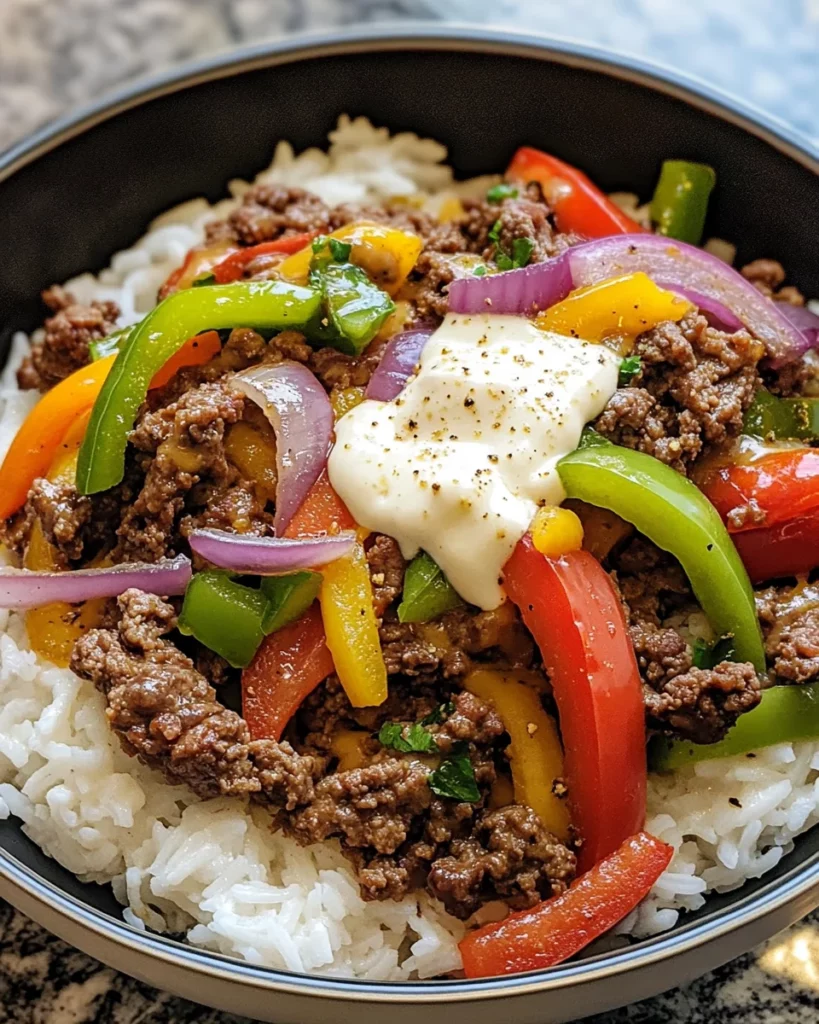 Philly Cheesesteak Bowl