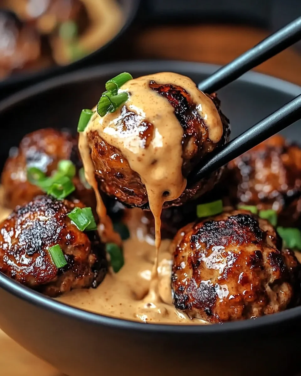 Korean BBQ Meatballs with Spicy Mayo Dip: A Must-Try!