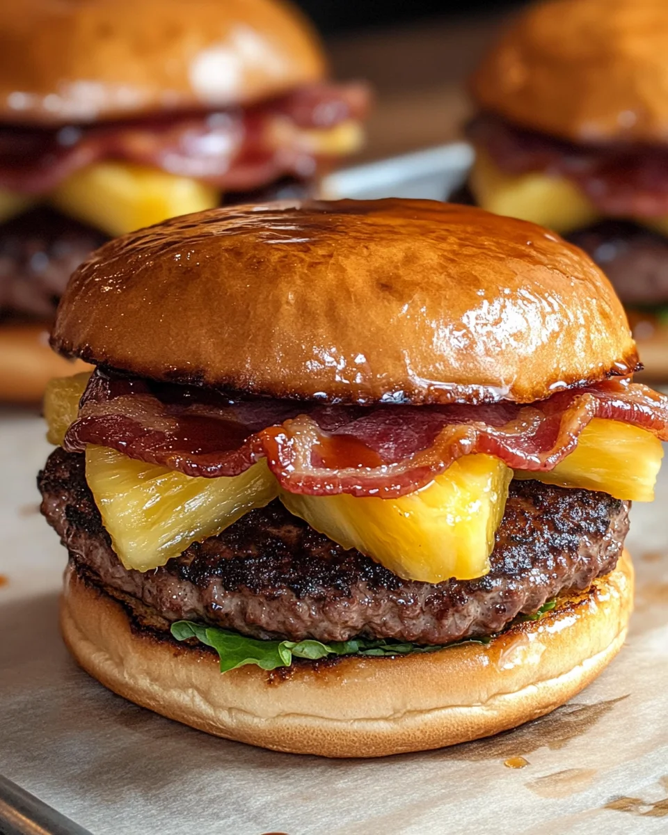 Pineapple Bacon Burger: A Unique Grilling Delight!