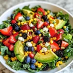 Strawberry Avocado Corn Salad is Refreshingly Delicious!