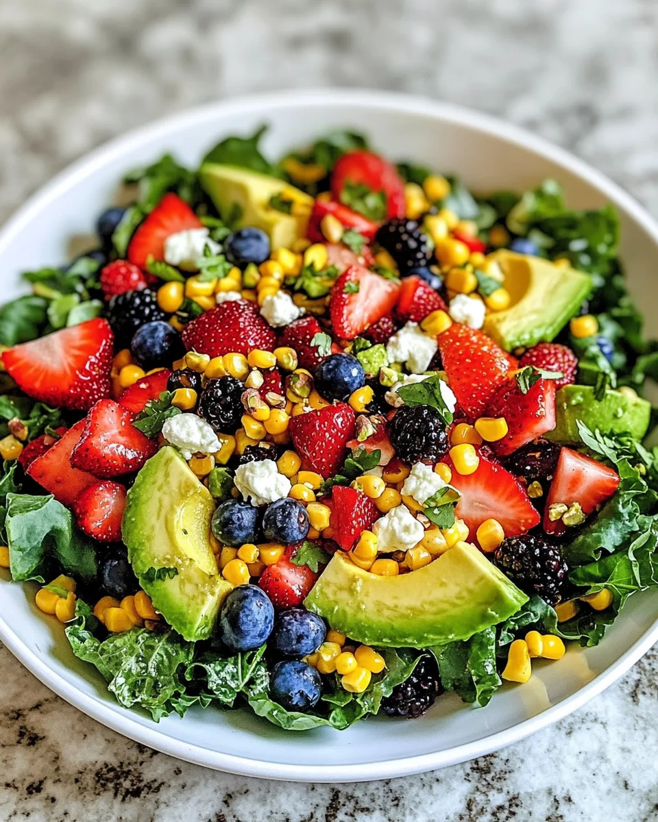 Strawberry Avocado Corn Salad is Refreshingly Delicious!