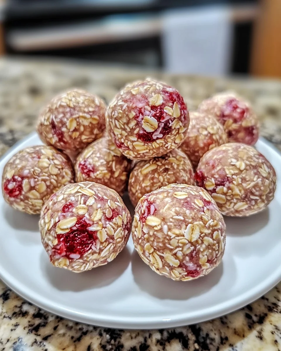 Strawberry Cheesecake Protein Balls: A Delicious Treat!