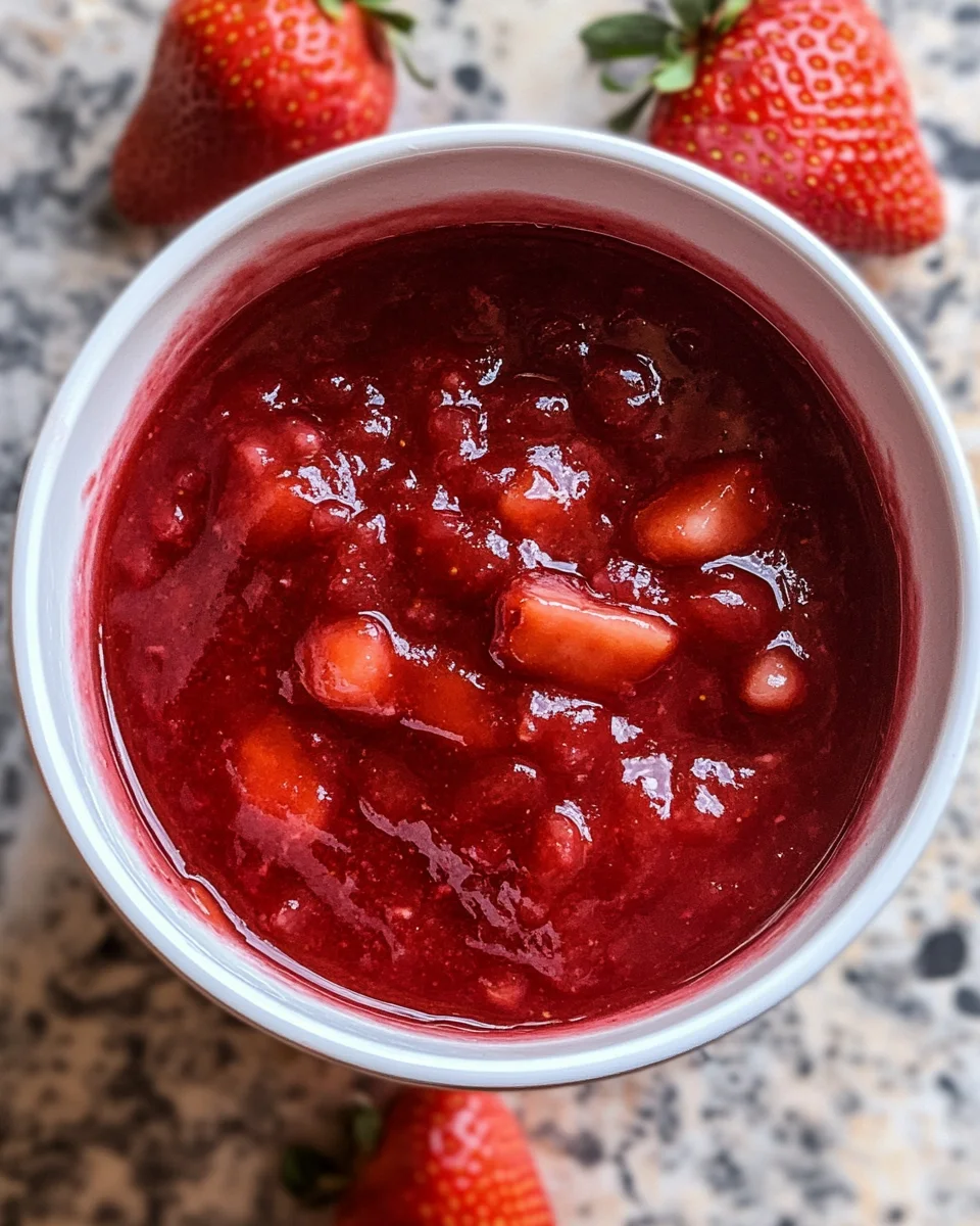 Strawberry Rhubarb Sauce
