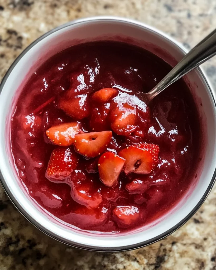 Strawberry Rhubarb Sauce