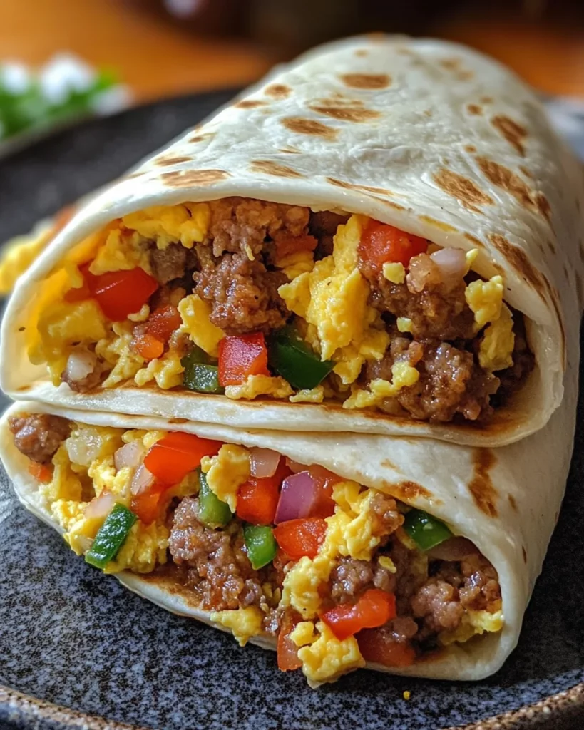 Cowboy Breakfast Burrito