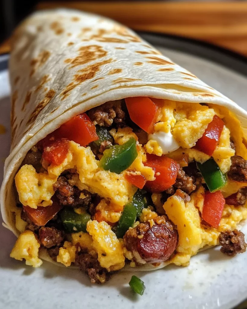 Cowboy Breakfast Burrito