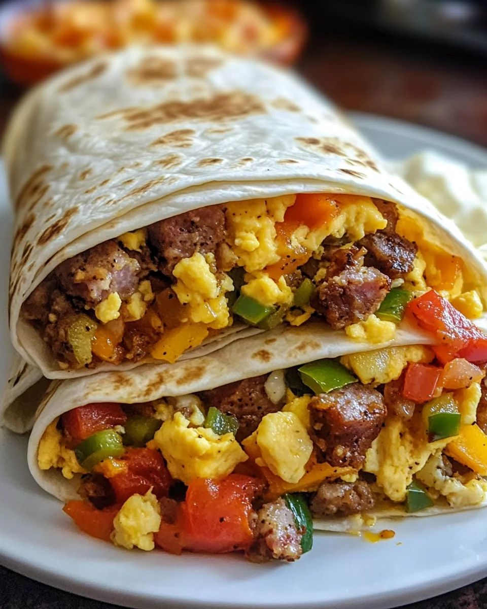 Cowboy Breakfast Burrito