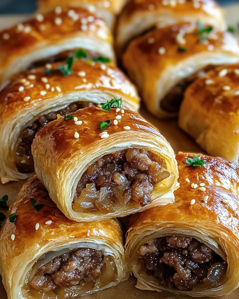 French Onion Sausage Rolls: A Savory Delight Awaits!