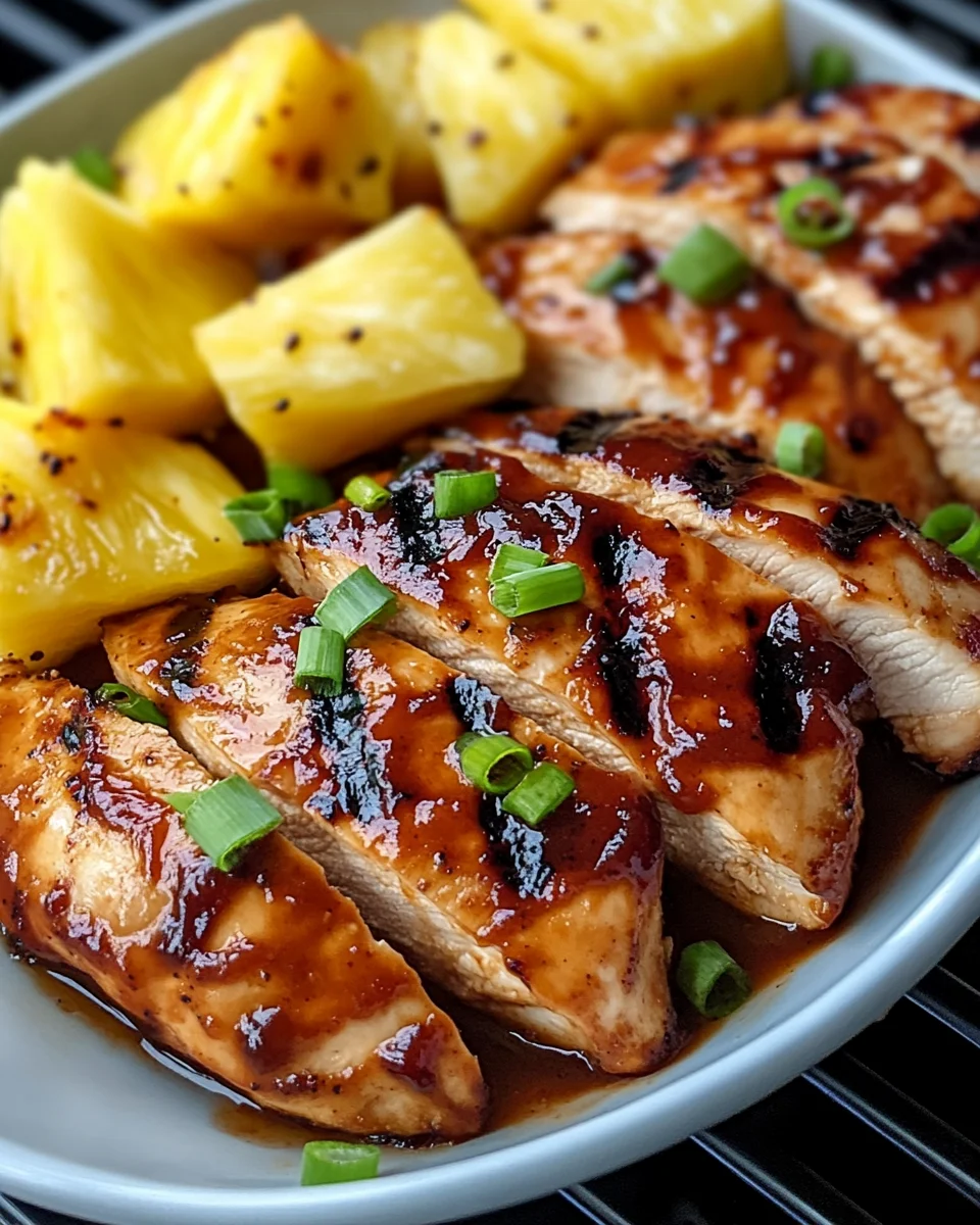 Grilled Hawaiian BBQ Chicken: A Flavorful Summer Delight!