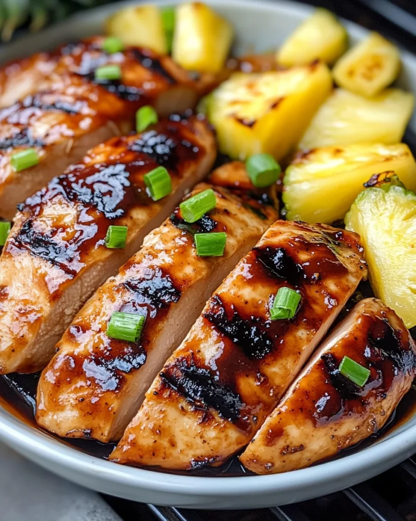 Grilled Hawaiian BBQ Chicken