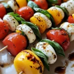 Peach Caprese Skewers: A Must-Try Summer Delight!