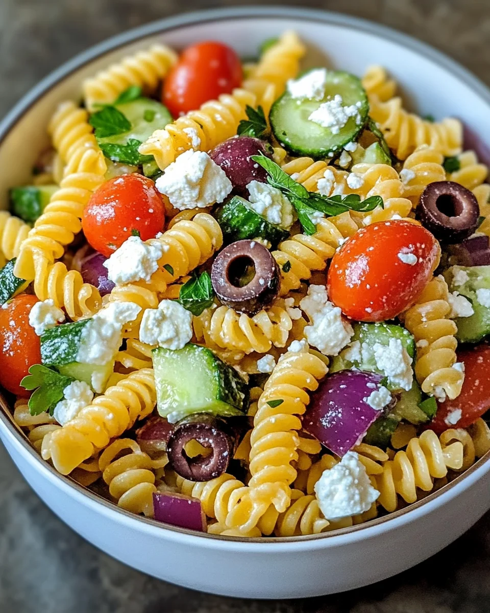 Greek Pasta Salad: Discover the Ultimate Summer Dish!