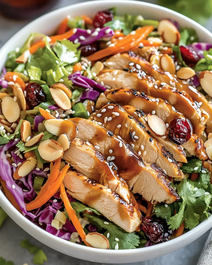 Asian Chicken Cranberry Salad