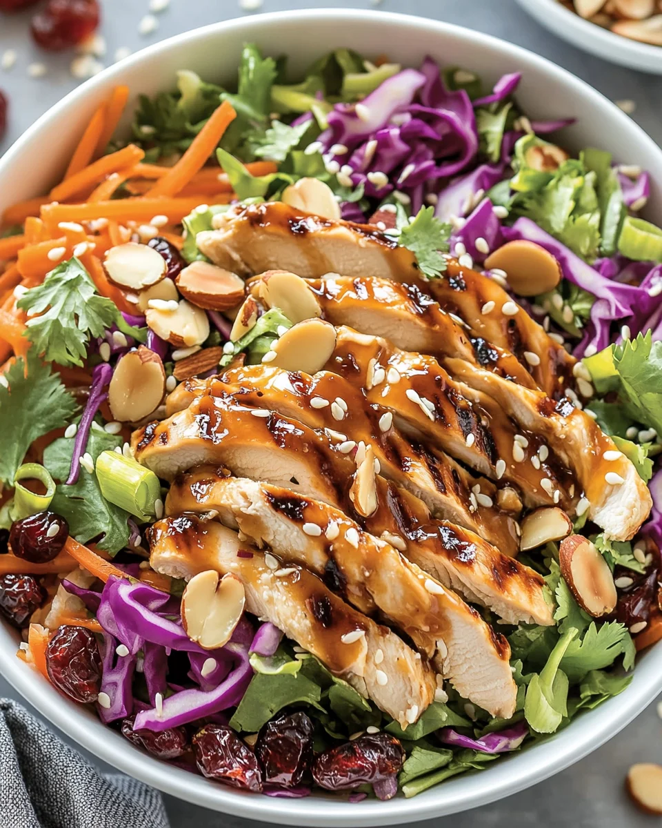 Asian Chicken Cranberry Salad