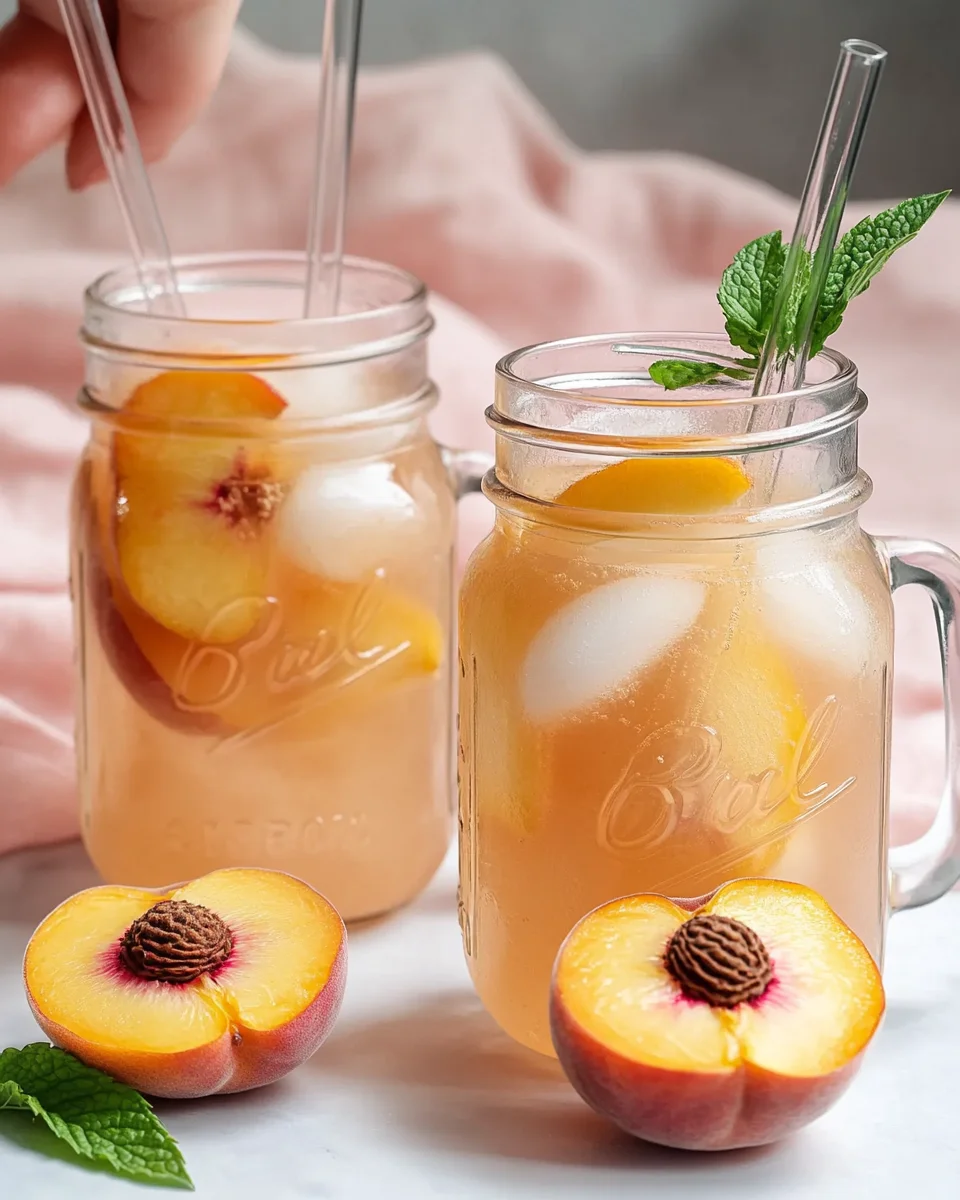 How To Make Peach Lemonade
