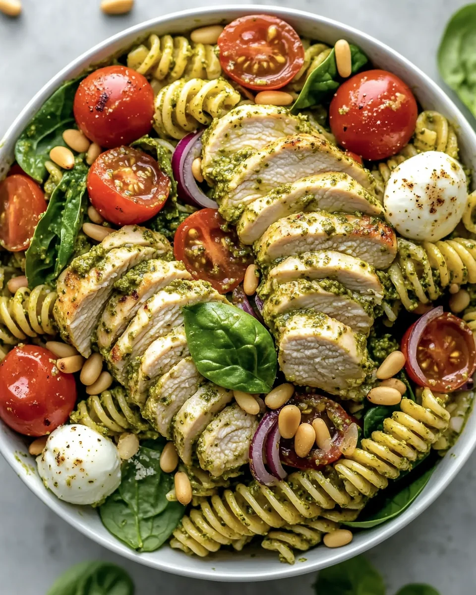 Chicken Pesto Pasta Salad: A 25-Minute Delight!