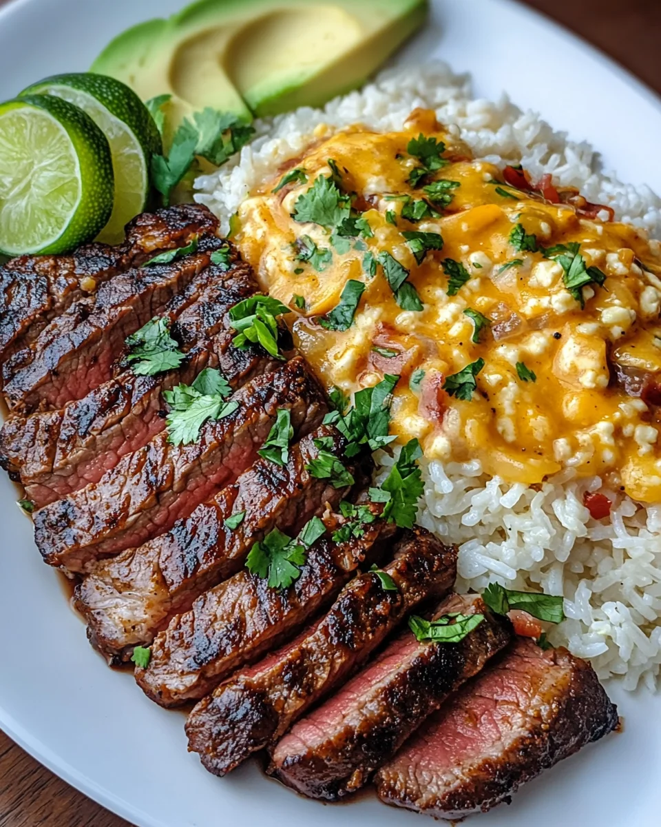 Steak & Queso Rice: Elevate Your Dinner Tonight!