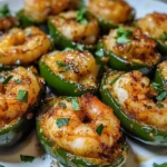 Fiery Cajun Shrimp Stuffed Jalapeños: A Spicy Delight!