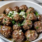 Keto Greek meatballs