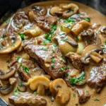 30-Minute Keto Beef Stroganoff