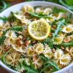 Lemon Arugula Pasta Salad