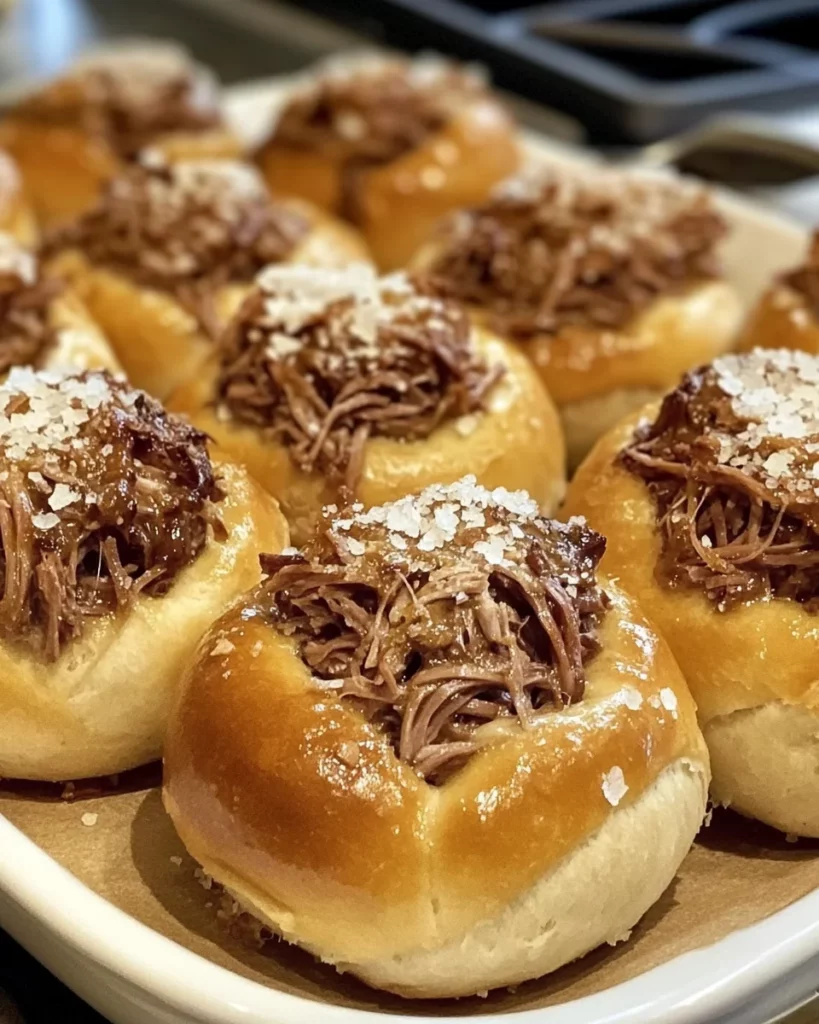 Smoked Brisket & Beer Cheese Pretzel Bombs
