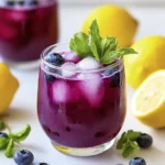 Homemade Blueberry Lemonade