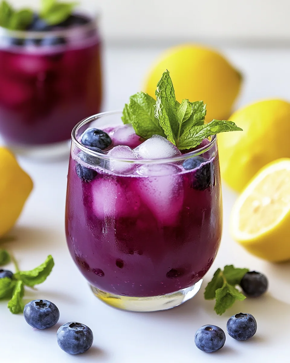Homemade Blueberry Lemonade Recipe
