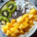 Tropical Paradise Cottage Cheese Smoothie Bowl
