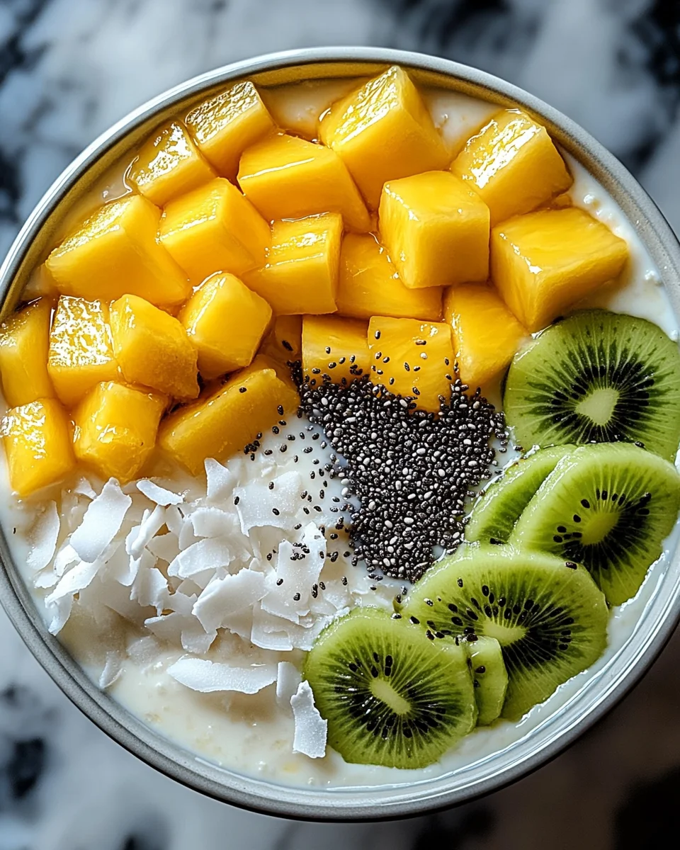 Tropical Paradise Cottage Cheese Smoothie Bowl